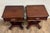 Traditional Vintage Lyre Base Nightstands Side Tables End Tables - Pair For Sale - Image 3 of 17