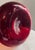 Mid-Century Modern Mid-Century Modern Ruby Red Bullicante Art Glass Strawberry Pitcher Vase Controlled For Sale - Image 3 of 3