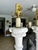 1960s Tall Italian Column Neoclassic Alabaster Table Lamps - a Pair For Sale - Image 15 of 18