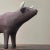 Vintage Mexican Polychrome Ceramic Bull Sculpture For Sale - Image 4 of 9