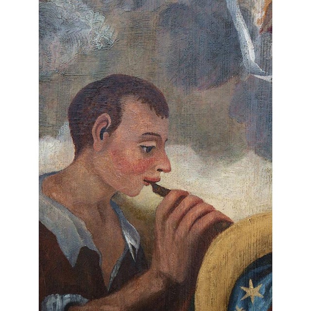 Antonio Marinoni, Nativity, 1500s, Oil on Board For Sale - Image 7 of 15