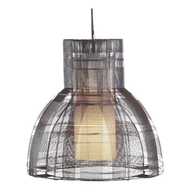 Urban Pendant, Large in Dark Grey For Sale