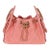 Pink Quilted Suede Mini Chanel 25 Hobo For Sale