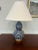 Ralph Lauren Lauren Ralph Lauren Blue White Double Gourd Porcelain Lamp With Floral Motif, Pair Available For Sale - Image 4 of 10