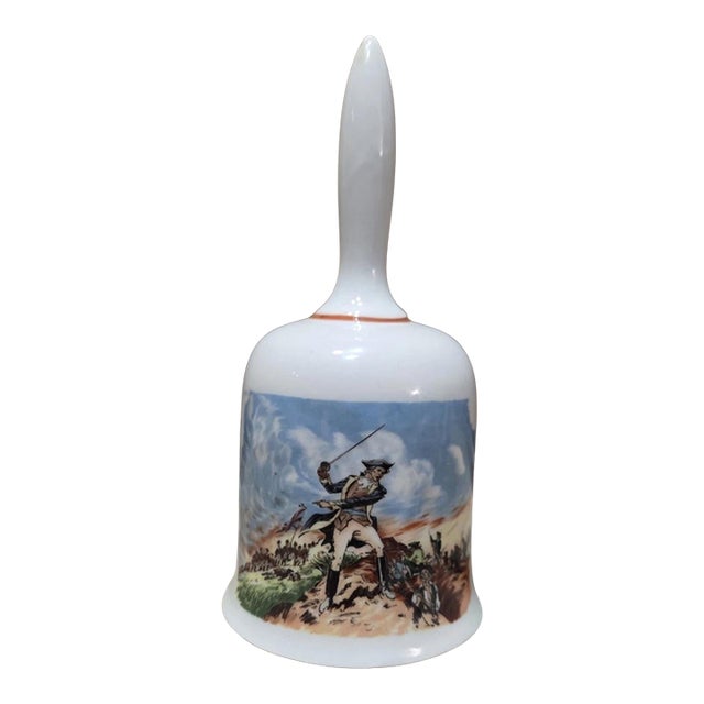 Danbury Mint Bicentennial Battle of Bunker Hill Limited Edition Porcelain Bell For Sale