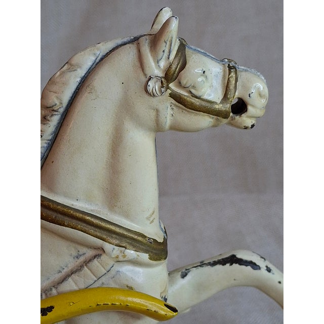 Antique Cast Iron Kenton Cabriolet Hansom Cab Carriage Toy - Original Figures For Sale - Image 10 of 18