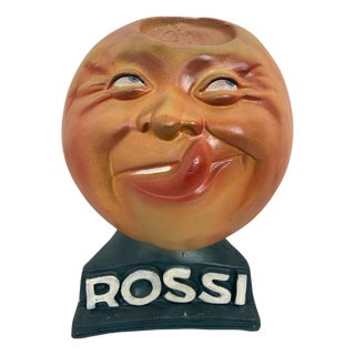 Martini Rossi Advertising Sculpture or Bust, 1960s For Sale