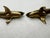 Vintage Small Coastal Solid Brass Shark Cabinetry Hardware Knobs/Pulls For Sale - Image 4 of 8