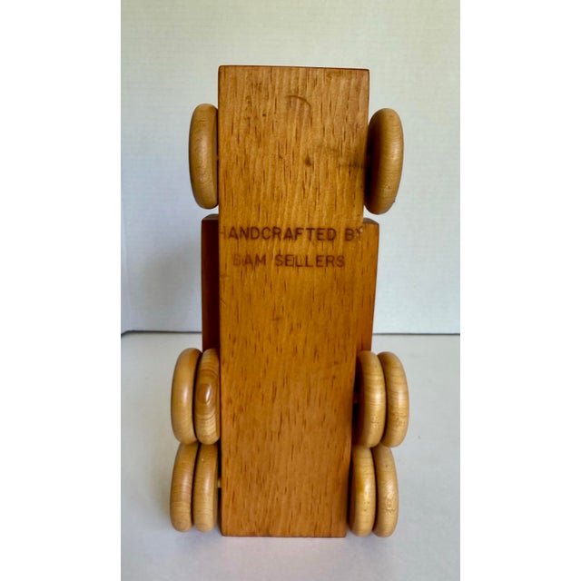 Handcrafted Wooden Toy Truck Desk Organizer by Sam Sellers For Sale In Los Angeles - Image 6 of 6