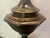 Brass Mid 20th Century Large Brass Table Lamps With Deep Patina - a Pair For Sale - Image 8 of 10