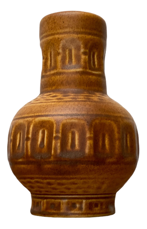 Mid-Century West German Pottery Vase from Scheurich, 1960s