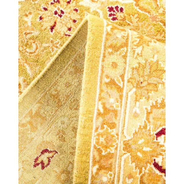 Mogul, One-of-a-Kind Hand-Knotted Area Rug in Green, 6' 2" x 9' 4" For Sale In New York - Image 6 of 8