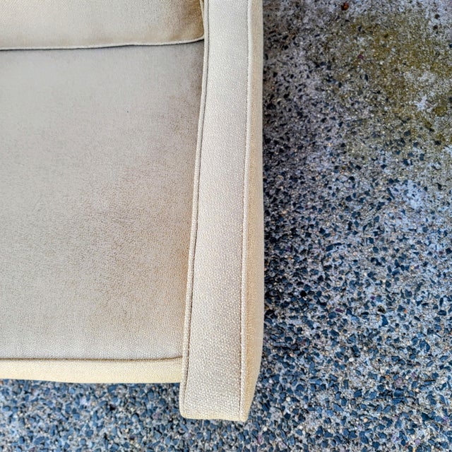 Beige 1970s Milo Baughman for James Inc. Style Club Chair For Sale - Image 8 of 12