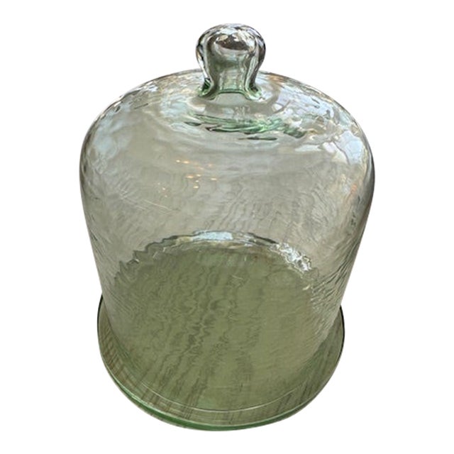 Recycled Cloche Plate and Lid For Sale