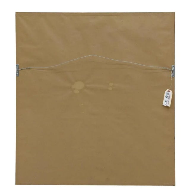 Vintage Sun Mask Pastel by Native Northwest Coast Artist V Leland, Framed For Sale - Image 4 of 7