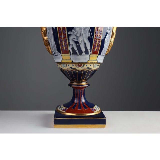 Empire Porcelain Vases from August & Conrad Bauscher, Germany, 1900s, Set of 2 For Sale - Image 9 of 12