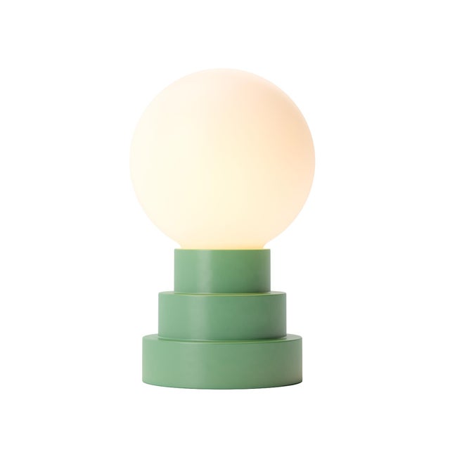 2020s GLOBE Rechargeable Cordless LED Table Lamp, 3-Levels Brightness Touch Sensor Control, Moss For Sale - Image 5 of 14