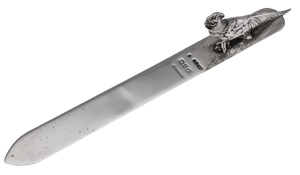 20th Century English Silver Bookmark by Sampson Mordan & Co, 1918