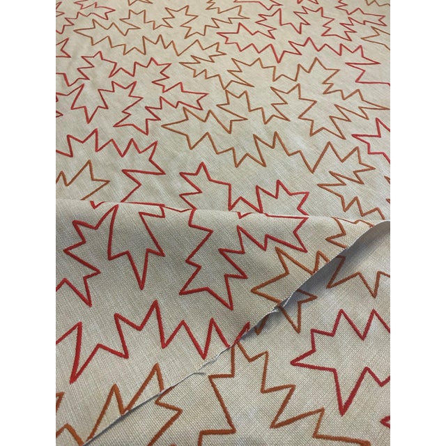 2020s Jim Thompson's "Zee Urchin" Outdoor Fabric - 1+ Yard Piece For Sale - Image 5 of 5