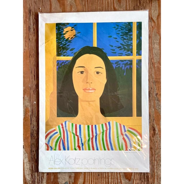 1980 Alex Katz Hokin Gallery Exhibition Poster For Sale - Image 10 of 12