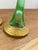 Set of 2 Antique Green Glass Candles For Sale - Image 4 of 5