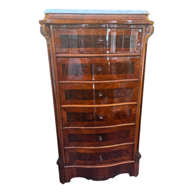 Late Biedermeier Chest of Drawers, 1860s For Sale