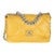 Yellow Quilted Lambskin Large Chanel 19 Flap Bag For Sale
