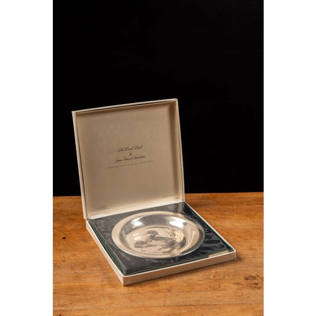 c. 1970s; mfd. by The Franklin Mint for The National Audubon Society - New York Vintage sterling silver commemorative...