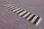 Tribal 1980s Tribal White Striped Kilim Rug For Sale - Image 3 of 11