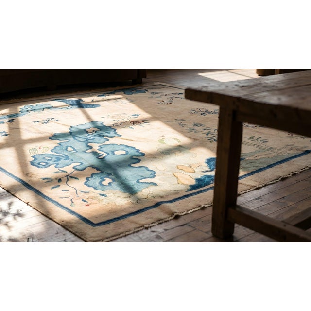 Early 20th Century Chinese Peking Scenic Carpet ( 9'6" x 13' - 290 x 395 ) For Sale In New York - Image 6 of 8