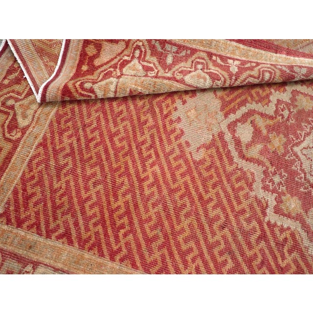 Beige Galerie Shabab Collection Early 20th Century Turkish Oushak Accent Rug For Sale - Image 8 of 8