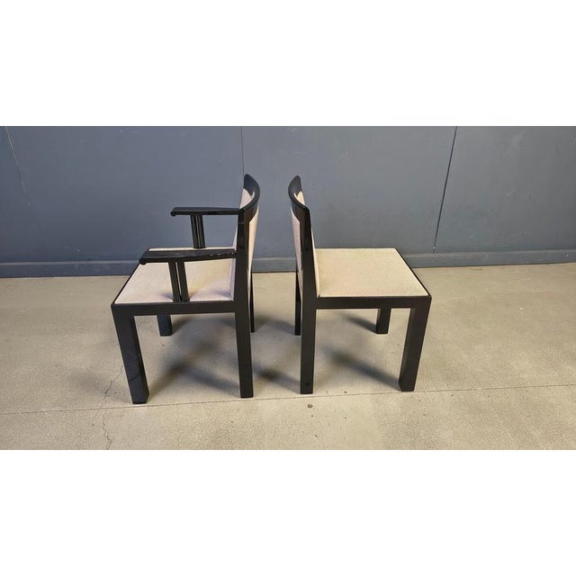 Teatro Chairs by Aldo Rossi and Luca Meda for Molteni, 1980s, Set of 6 For Sale - Image 6 of 18