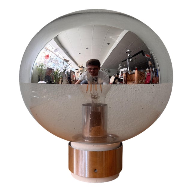 Cromed Glass Sconce by Motoko Ishii for Staff Leucheten, 1960s For Sale