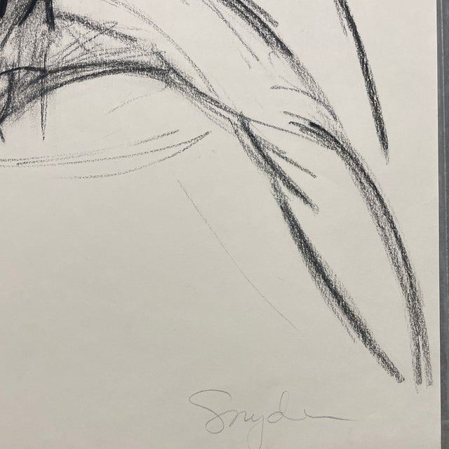 Modern Richard Snyder Female Nude Drawing For Sale - Image 3 of 3