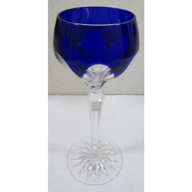 1990s Fabergé Lausanne Crystal Wine Glasses in Presentation Case - Set of Six For Sale - Image 16 of 18