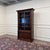 Classic English Bookcase with Glass Sliding Doors For Sale - Image 3 of 14