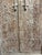 Antique Indian Hand-Carved Double Doors – Rustic Farmhouse Teak Wood Architectural Salvage For Sale - Image 4 of 7