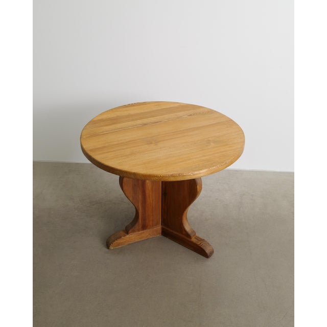 Swedish Modern Lovö Round Side Table by Axel Einar Hjorth for Nordiska Kompaniet, 1930s For Sale - Image 6 of 7