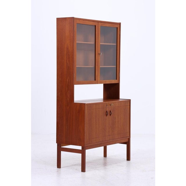Vintage Teak Display Cabinet, 1960s For Sale - Image 9 of 11