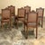 Set of 6 Antique Country French Louis XVI Dining Chairs With Leather For Sale In Dallas - Image 6 of 18