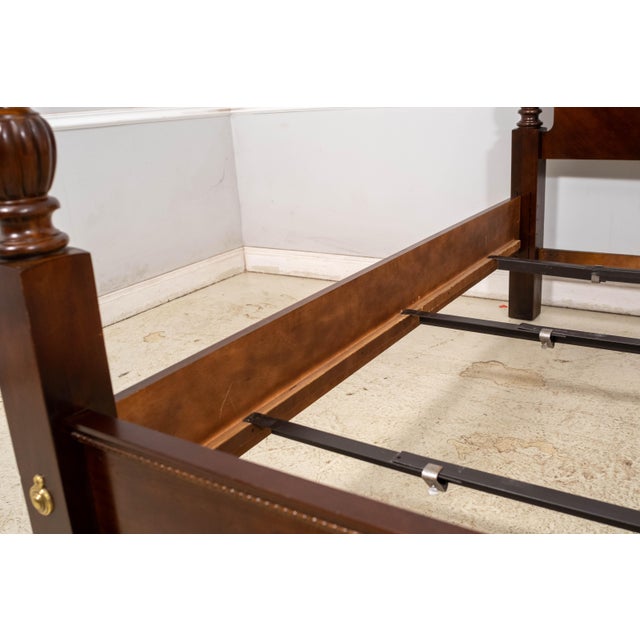 Thomasville King Size Cherry 4 Post Poster Bed For Sale - Image 11 of 14