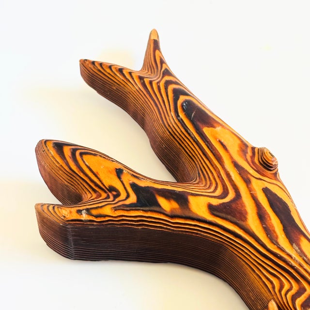 MCM Wood Owl Wall Hanging For Sale In San Francisco - Image 6 of 9