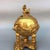 Gold Gilded Bronze Lion Incense Burner, Foo Dog Finial & Carved Relief Lions, Chinoiserie Lidded Censer With Matching Stand For Sale - Image 8 of 9