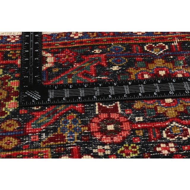 Vintage Persian Heriz Rug - 09'05 X 12'07 For Sale In Dallas - Image 6 of 9