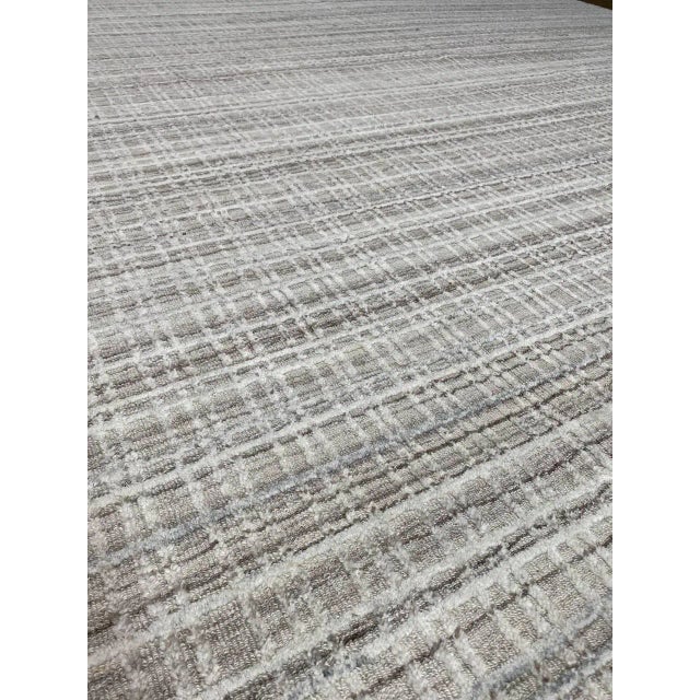 Modern Handwoven Area Rug 8'2" X 10'1" For Sale - Image 11 of 13