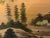 Vintage Japanese Hand‑Painted Landscape Byōbu Screen, Signed For Sale - Image 12 of 12