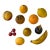 Vintage Italian Hand-Carved Stone Fruit Collection, 10 Pieces For Sale