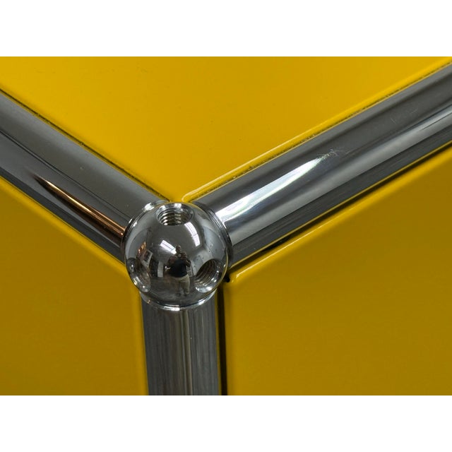Fritz Haller for Usm Haller Three Drawer Chest, Golden Yellow For Sale - Image 11 of 12