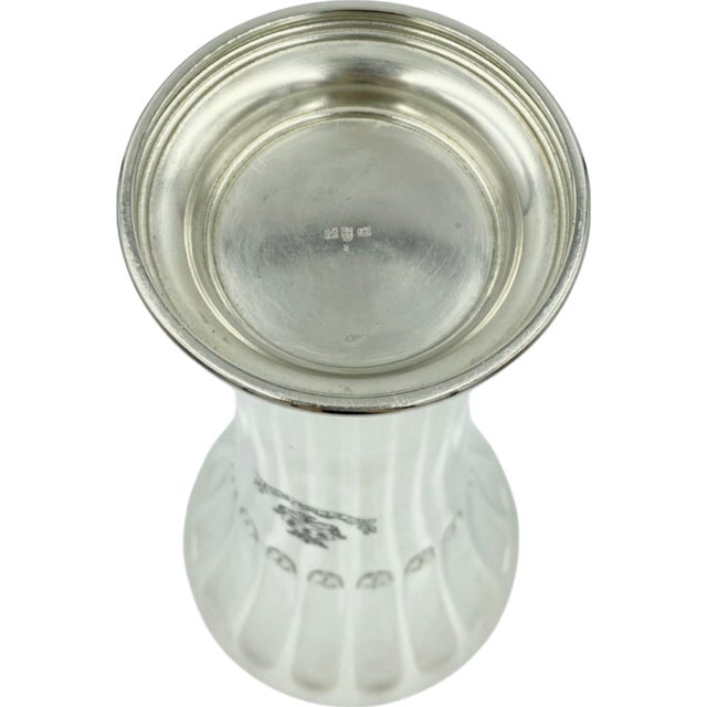 Antique Ritz Paris Hotel France Silver Plate Vase 10"h For Sale - Image 9 of 11