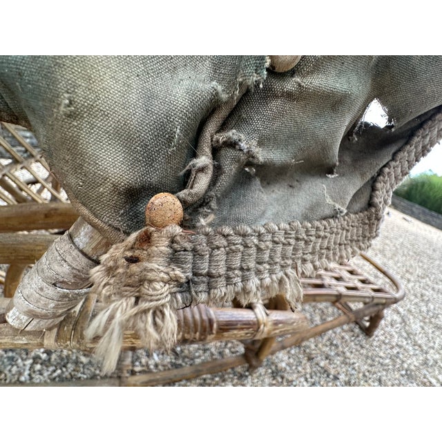 1920s Bentwood Caned Chaise From the Estate of Chauncey Stillman - Unmolested For Sale - Image 17 of 18